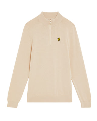1/4 Zip Jumper Putty - Lyle & Scott