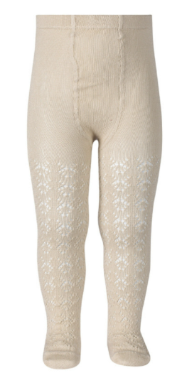 Condor Tights Openwork - Linen