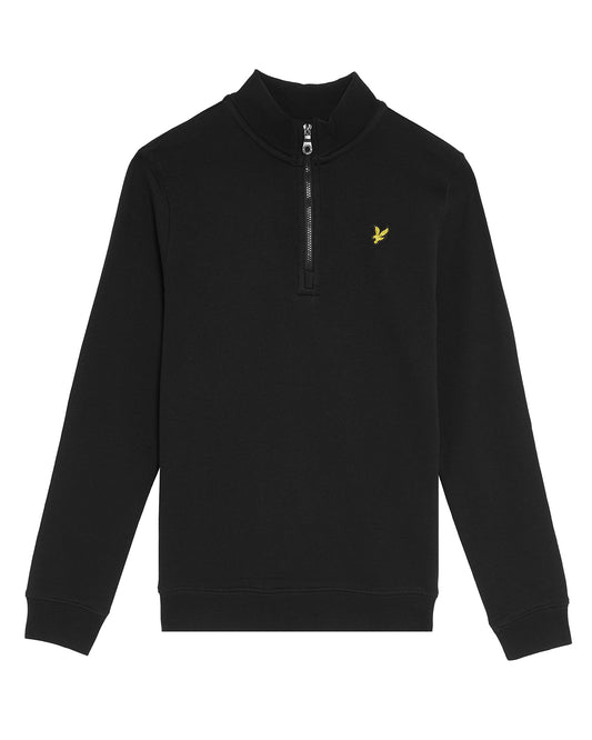Quarter Zip Pullover Jet Black - Lyle & Scott