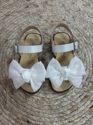 Sandals Bow White - Andanines