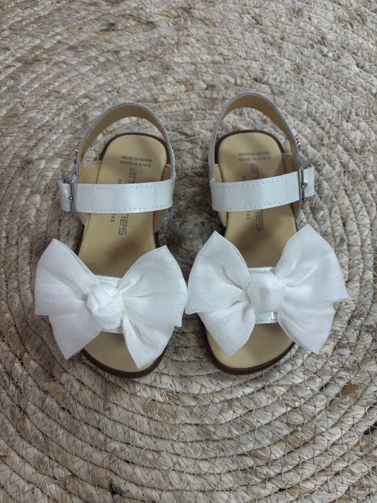 Sandals Bow White - Andanines