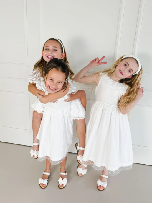 Dress White Livia - Petite Zara