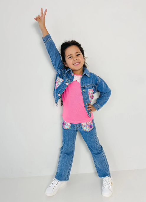 Jeans Jacket Color - Billie Blush