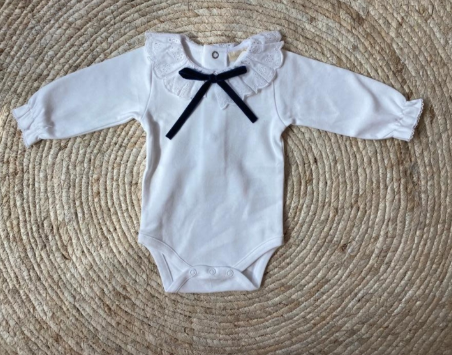 Romper Mini Bow Navy - Laivicar