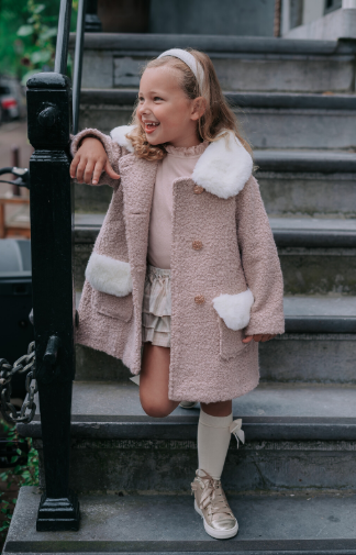 Coat Lové Pink - Petite Zara