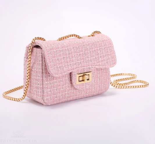 Tweed Bag Pink - Prinsessefin