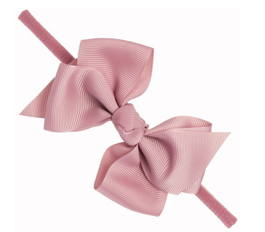 Baby headband Largebow rose - Siena