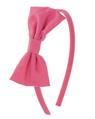 Diadeem Plana Bow Fuchsia - Siena