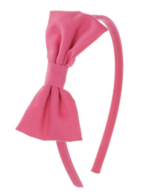 Diadeem Plana Bow Fuchsia - Siena