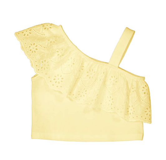 Top Embroidered Yellow - Mayoral
