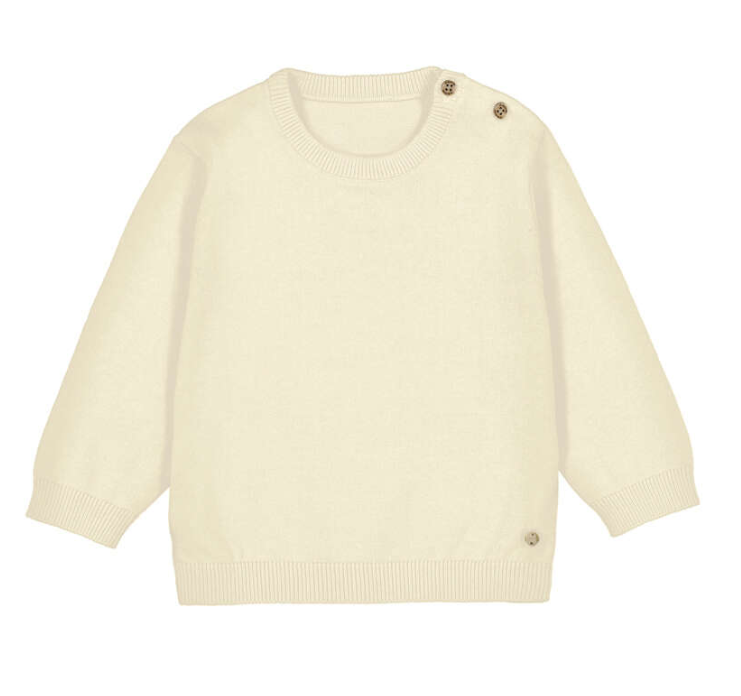 Basic Cotton Jumper Cream - Mayoral