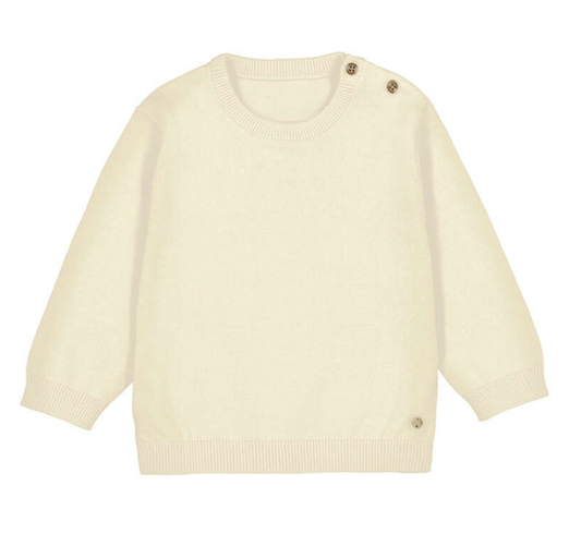Basic Cotton Jumper Cream - Mayoral