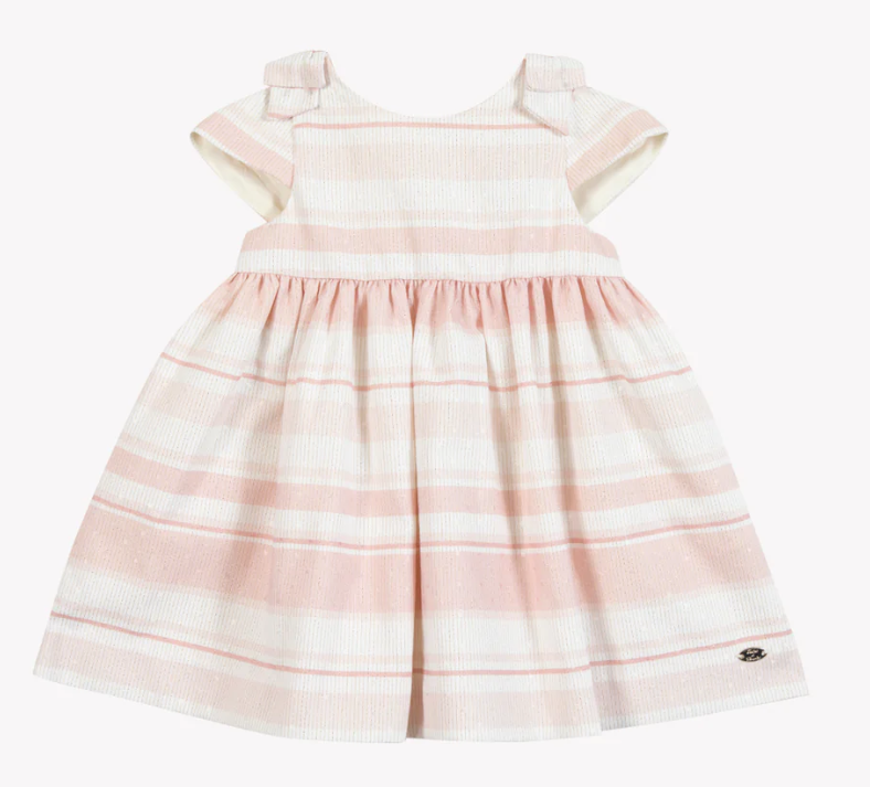 Dress Jacquard Pink - Tartin et Chocolat