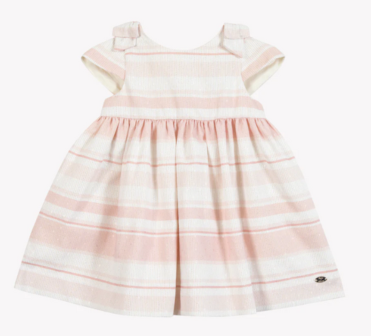 Dress Jacquard Pink - Tartin et Chocolat