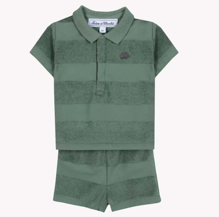 Boys Set Ensemble Court - Tartin et Chocolat