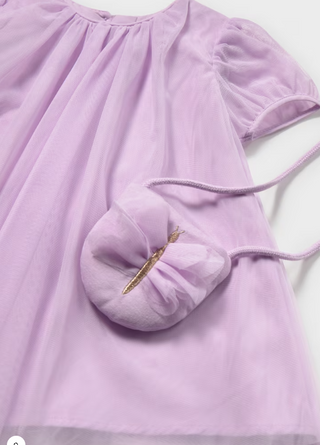 Tulle Dress With Bag Lila - Mayoral