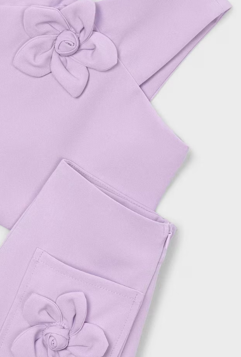 Bermude Crepe Set Lila - Mayoral