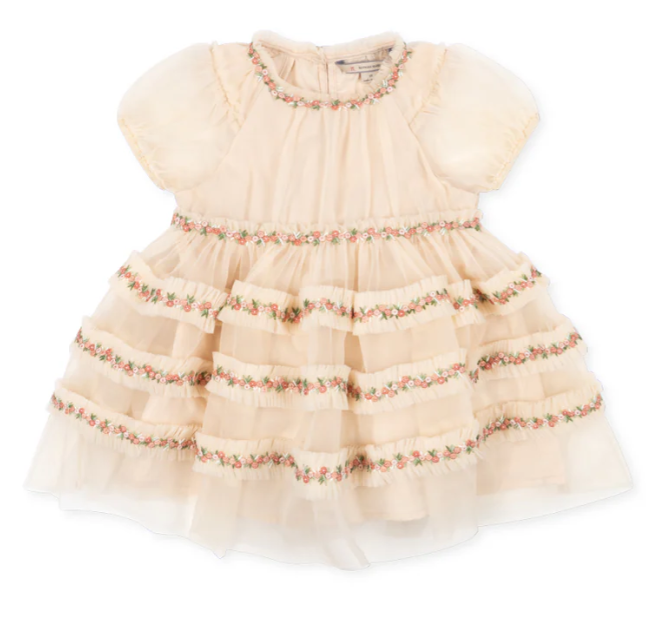 Joelle Dress Buttercream - Konges Slojd