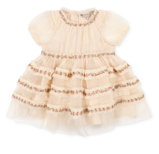 Joelle Dress Buttercream - Konges Slojd