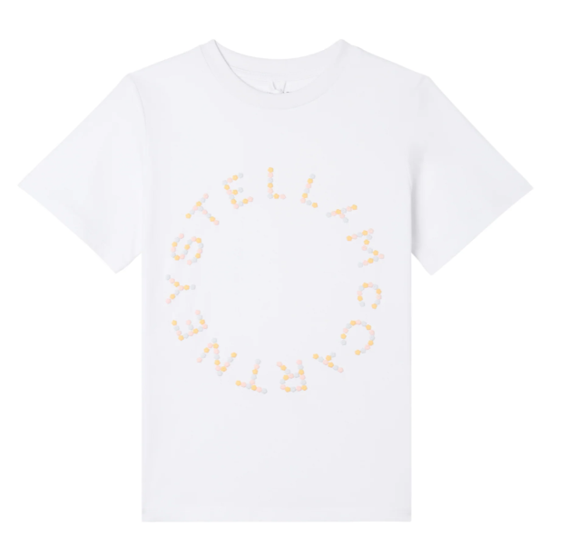 Girls White Logo Top - Stella McCartney