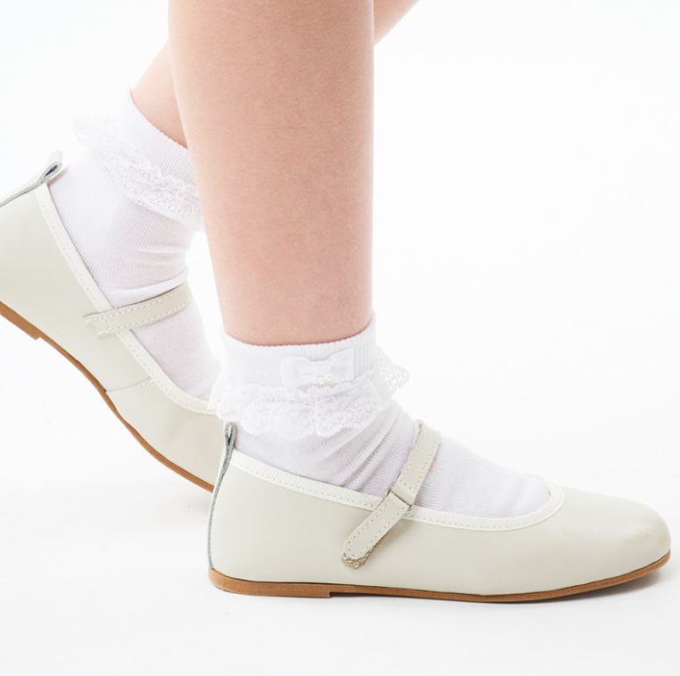 Condor Socks Ceremony Pearl - Wit