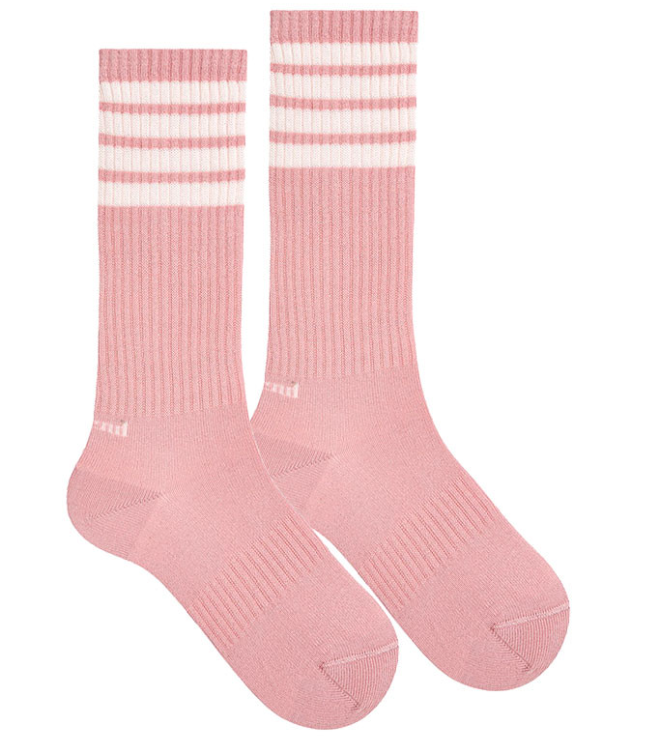 Condor Socks Sport - White / Pale Pink