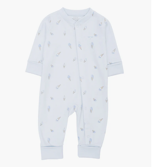 Ice Cream Overall Blue - Livly