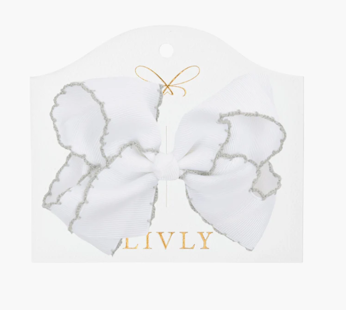 Picot Bow Snow Angel L - Livly