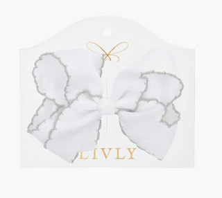 Picot Bow Snow Angel L - Livly