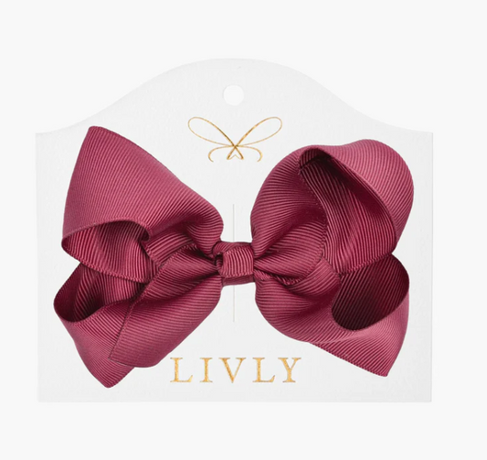 Bow Burgundy Large - Livly