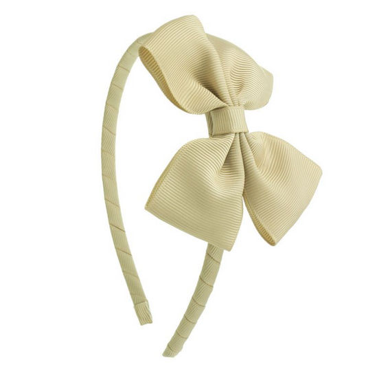 Diadeem Bow Beige - Siena