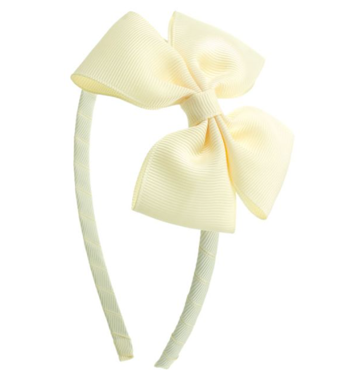 Diadeem Bow Ecru - Siena
