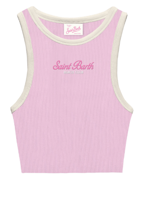 Tank Top Rib Beach Club - Saint Barth