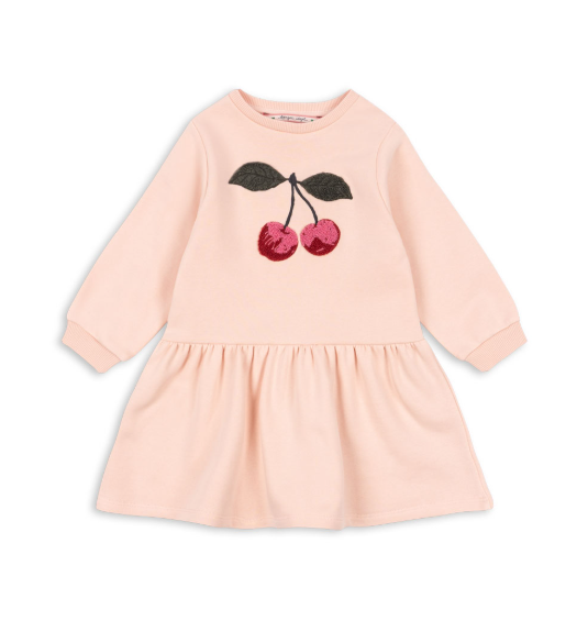 Lou Sweat Dress Cherry - Konges Slojd