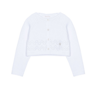 Knit Cardigan White - Patachou