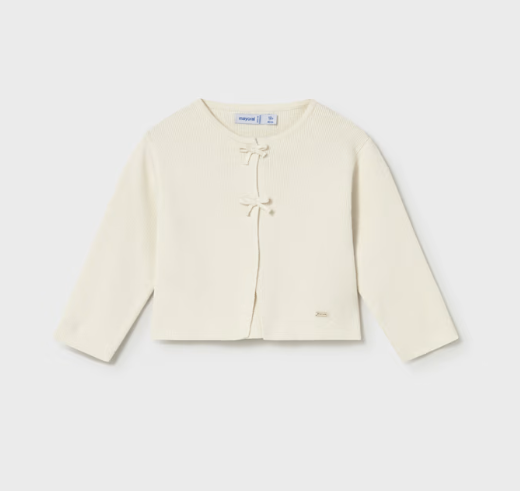 Knit Cardigan Beige - Mayoral