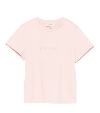 T-shirt Pink Logo - Twinset