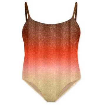 Swimsuit Cecille Gold - Saint Barth