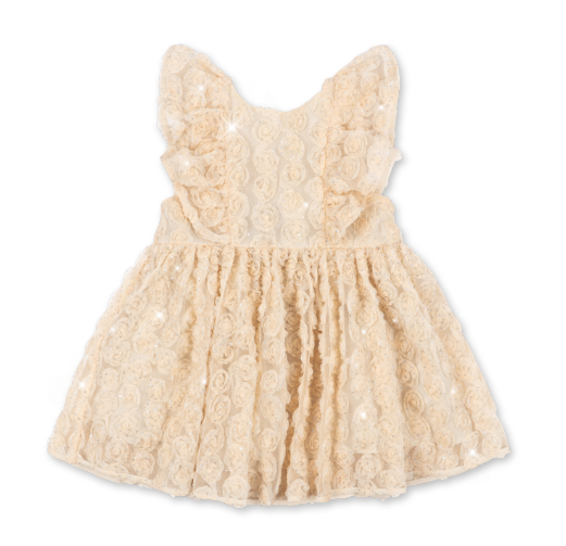 Ally Dress Sandshell - Konges Slojd