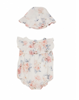 Newborn Romper Flower Set - Liu Jo