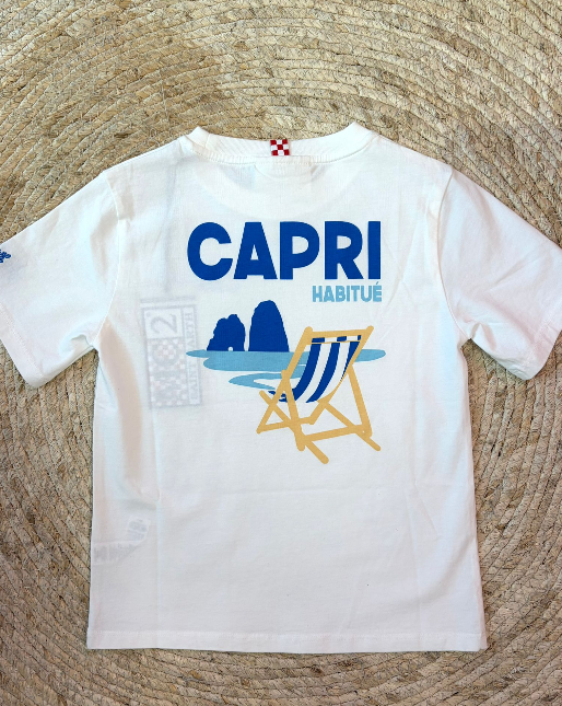 T-shirt Capri Blue - Saintbarth