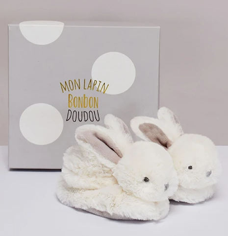 Bunny Mule Taupe - Dou Dou