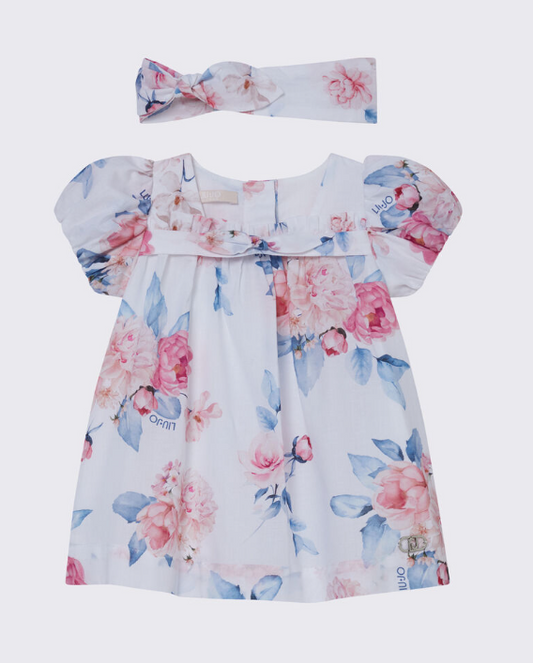 Printed Flower Mini Dress - Liu Jo