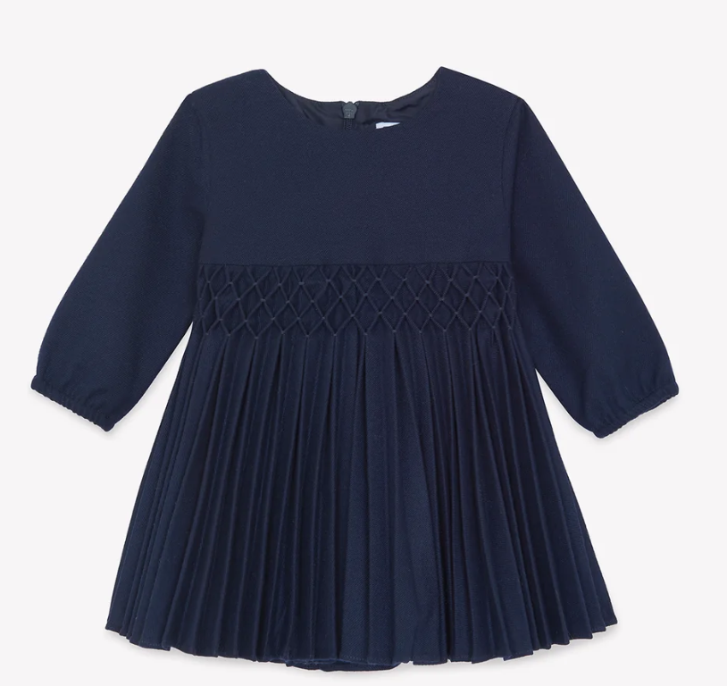 Meisjes Jurk Navy - Tartin Et Chocolat
