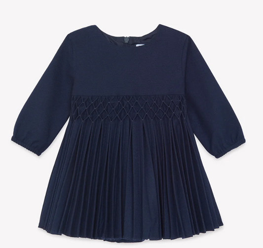 Meisjes Jurk Navy - Tartin Et Chocolat