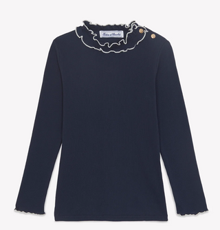 Meisjes Shirt Marine - Tartin Et Chocolat
