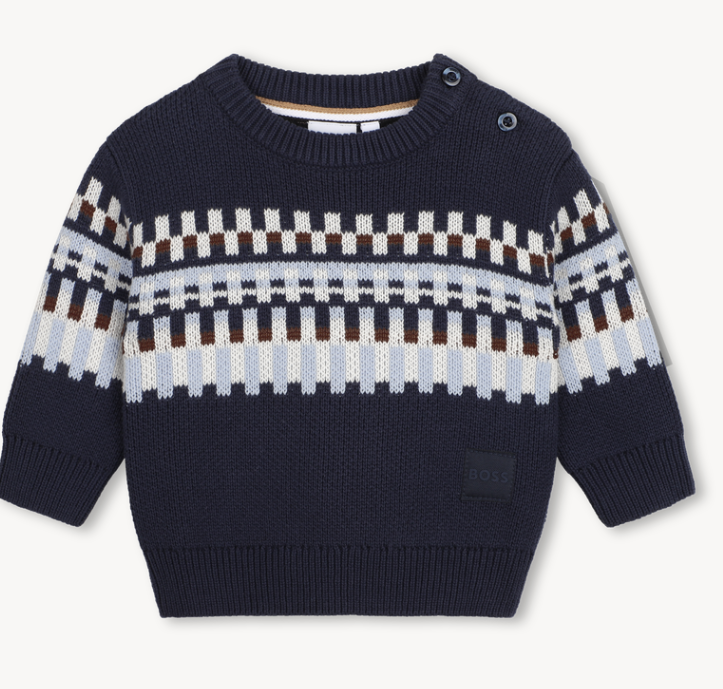 Jongens trui Navy - Boss