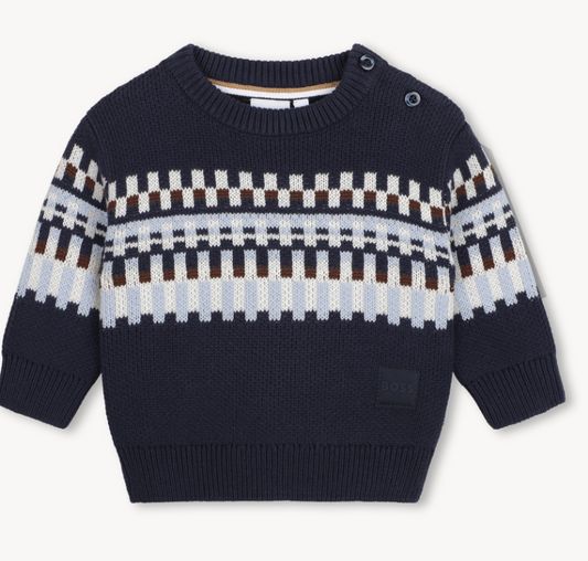 Jongens trui Navy - Boss
