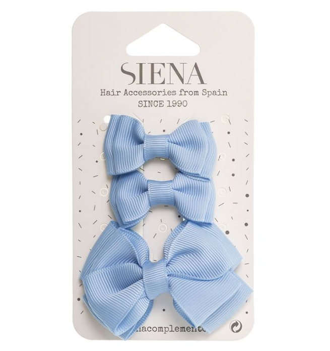 3 - Pack Strikjes Lichtblauw - Siena