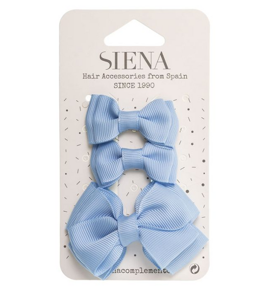 3 - Pack Strikjes Lichtblauw - Siena